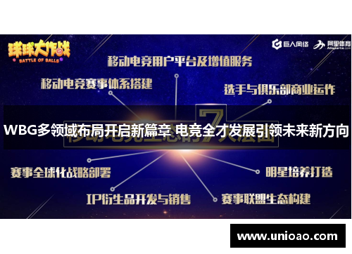 WBG多领域布局开启新篇章 电竞全才发展引领未来新方向