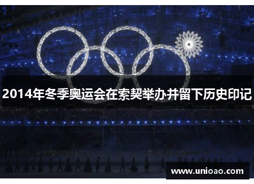 2014年冬季奥运会在索契举办并留下历史印记